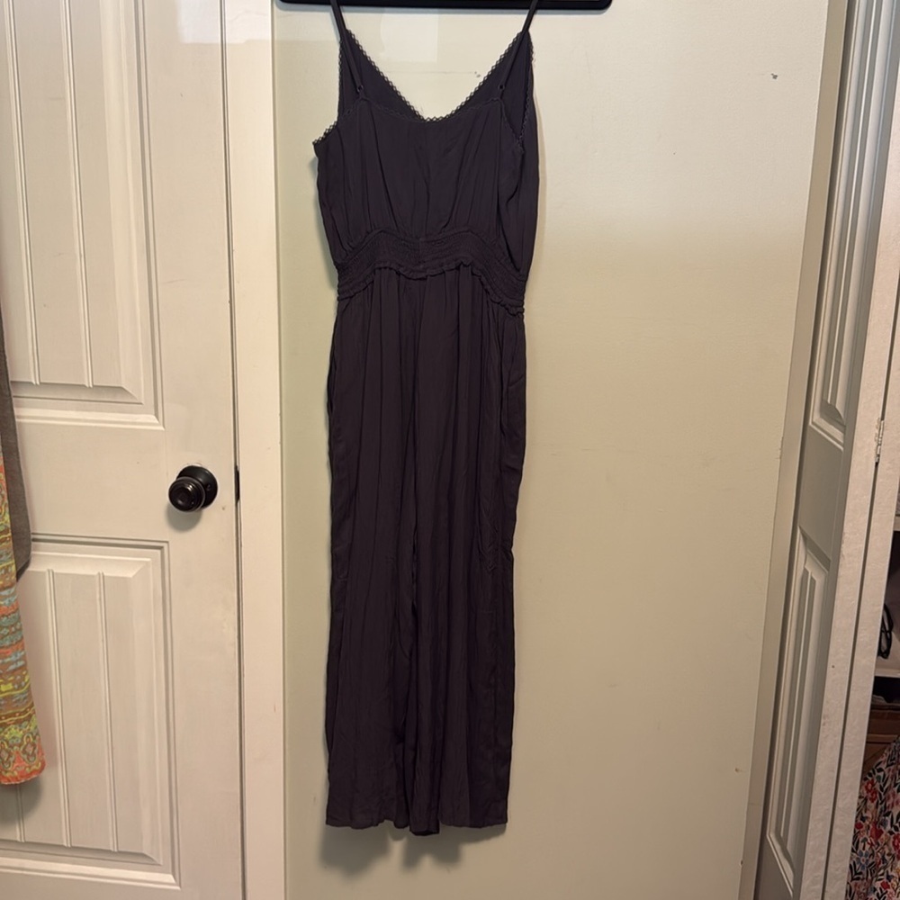 Wilfred Dark Navy Cropped Jumpsuit - thin straps - Small - Picture 9 of 11